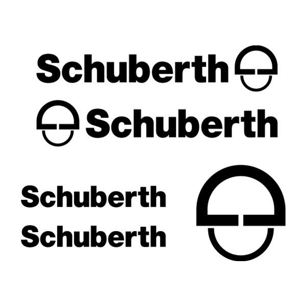 Car & Motorbike Stickers: Schuberth Helmet Set