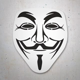Car & Motorbike Stickers: V for Vendetta - Anonymous Mask 3
