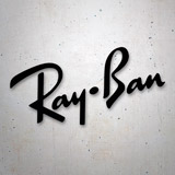 Car & Motorbike Stickers: Ray-Ban Logo 2