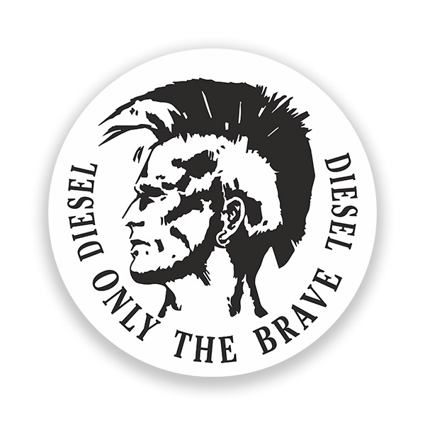 Car & Motorbike Stickers: Diesel, only the Brave