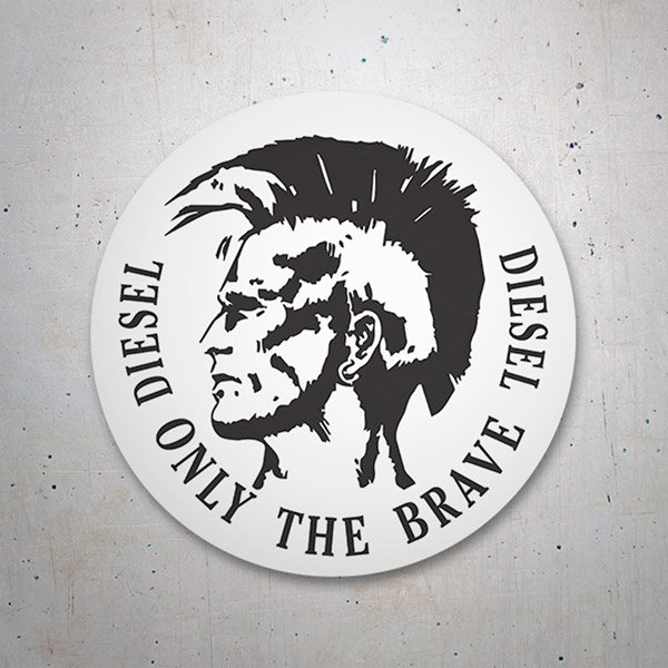 Car & Motorbike Stickers: Diesel, only the Brave