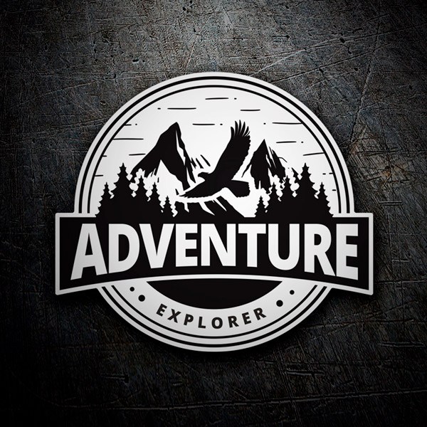Car & Motorbike Stickers: Adventure Explorer