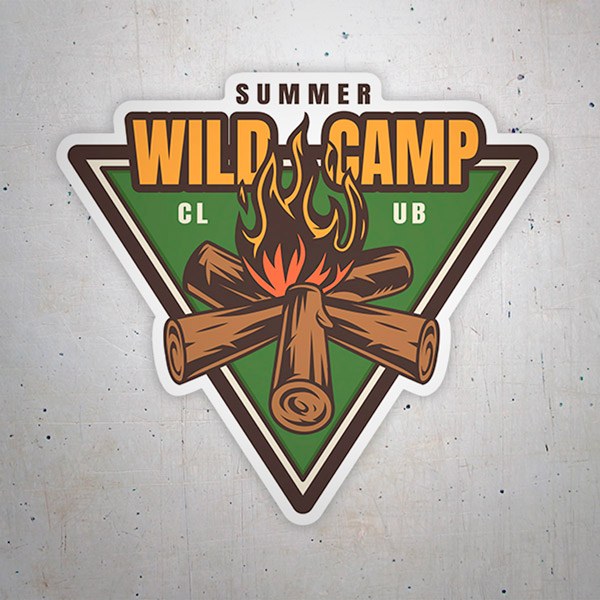 Car & Motorbike Stickers: Summer Wild Camp Club