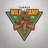 Car & Motorbike Stickers: Summer Wild Camp Club 3