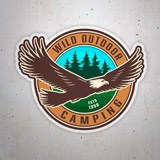 Car & Motorbike Stickers: Wild Outdoor Camping 3