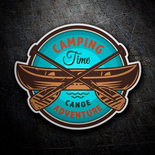 Car & Motorbike Stickers: Canoe Adventure 1