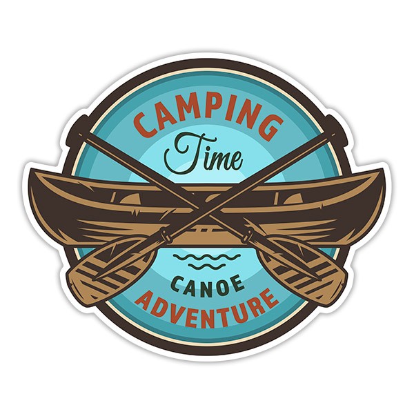 Car & Motorbike Stickers: Canoe Adventure