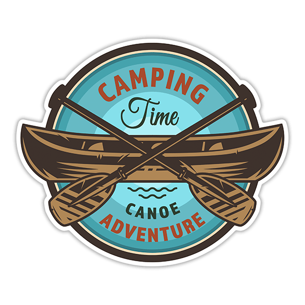 Car & Motorbike Stickers: Canoe Adventure 0