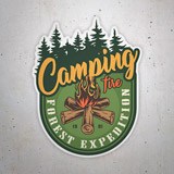 Car & Motorbike Stickers: Camping Forest Expedition 3