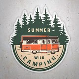 Car & Motorbike Stickers: Summer Wild Camping 3