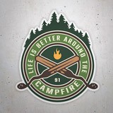 Car & Motorbike Stickers: Life is Better Around the Campfire 3