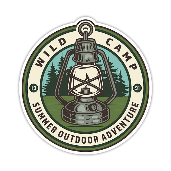 Car & Motorbike Stickers: Summer Outdoor Adventure