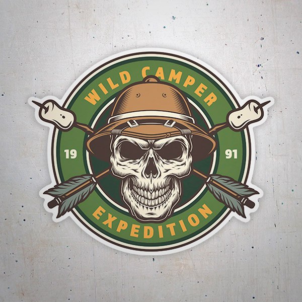 Car & Motorbike Stickers: Wild Camper Expedition
