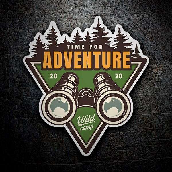 Car & Motorbike Stickers: Time for Adventure