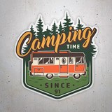 Car & Motorbike Stickers: Camping Time Since 91 3