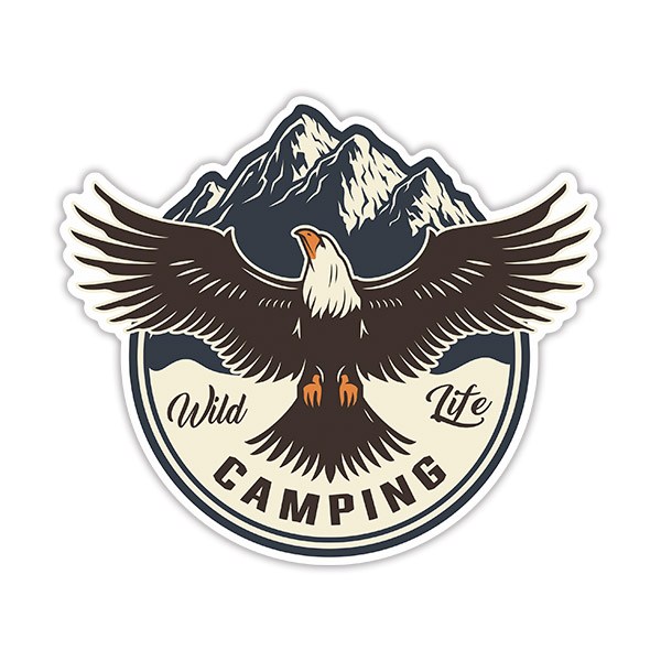 Car & Motorbike Stickers: Wild Life Camping