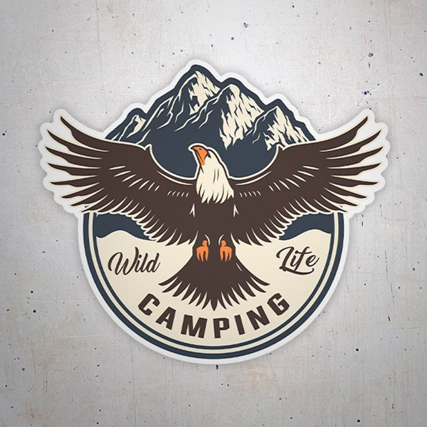 Car & Motorbike Stickers: Wild Life Camping