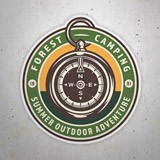 Car & Motorbike Stickers: Forest Camping 3