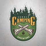 Car & Motorbike Stickers: Camping Summer Adventure 3