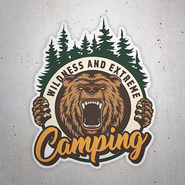 Car & Motorbike Stickers: Camping Wildness and Extreme