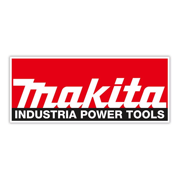 Car & Motorbike Stickers: Makita Industria Power Tools