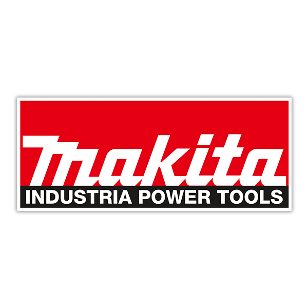salgsplan forlade stof Sticker Makita Industria Power Tools | MuralDecal.com