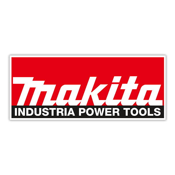 Car & Motorbike Stickers: Makita Industria Power Tools