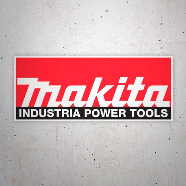 Car & Motorbike Stickers: Makita Industria Power Tools