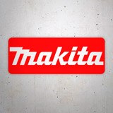 Car & Motorbike Stickers: Makita Red 3