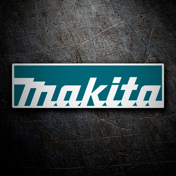 Car & Motorbike Stickers: Makita Turquoise