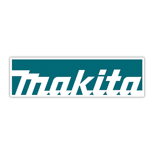 Car & Motorbike Stickers: Makita Turquoise 0