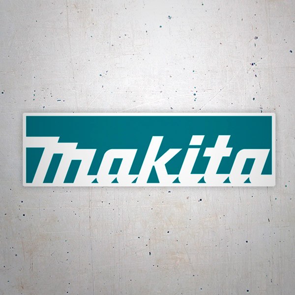 Car & Motorbike Stickers: Makita Turquoise