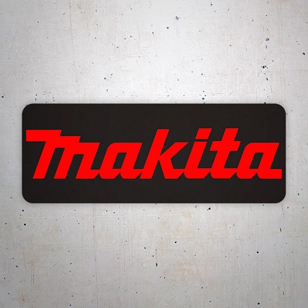 Car & Motorbike Stickers: Makita Black