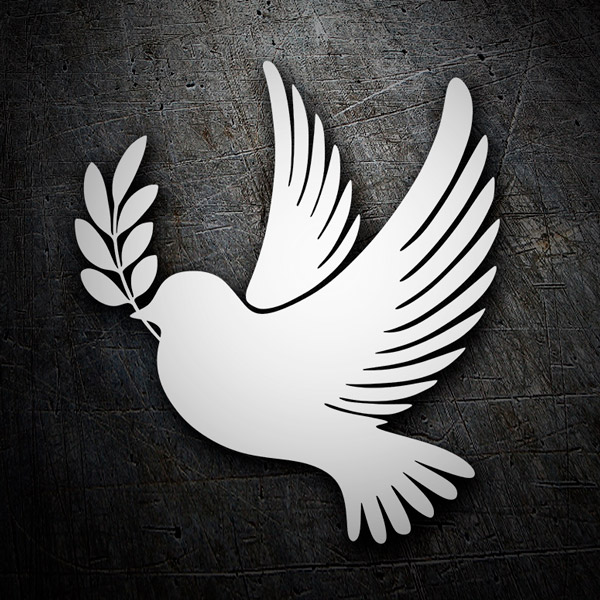 Car & Motorbike Stickers: Dove of Peace 0