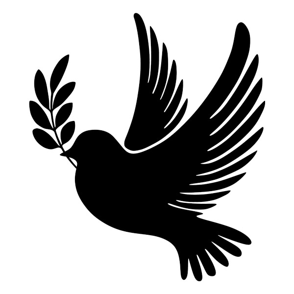 Car & Motorbike Stickers: Dove of Peace