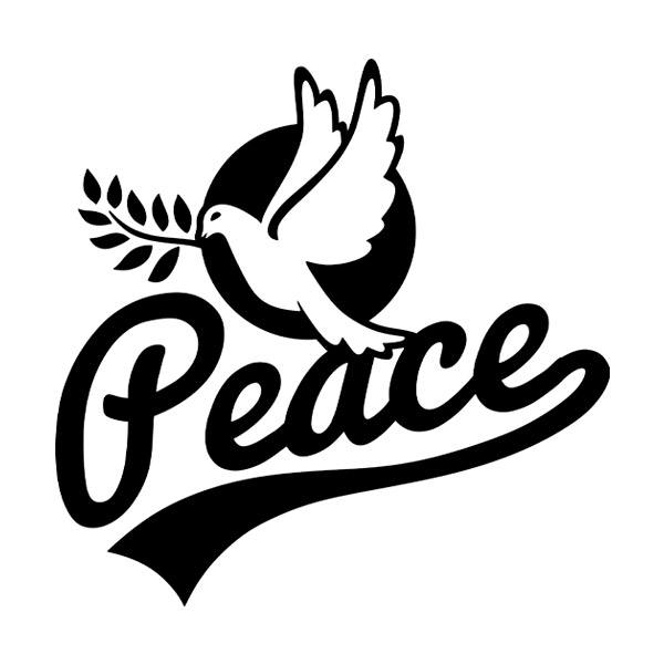 Car & Motorbike Stickers: Peace