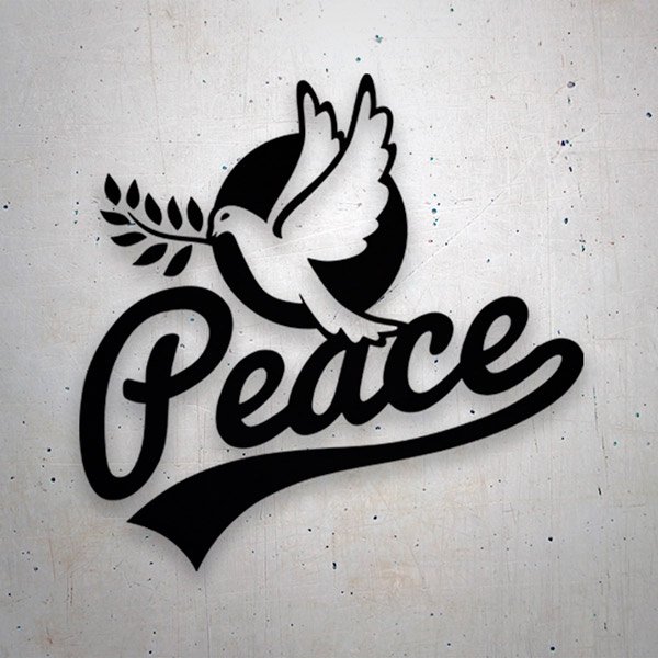 Car & Motorbike Stickers: Peace