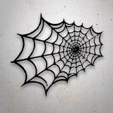 Car & Motorbike Stickers: Panoramic spider web 2