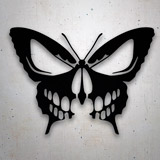 Car & Motorbike Stickers: Butterfly Skull Dise&ntilde;o Vinilo Decorativo 2
