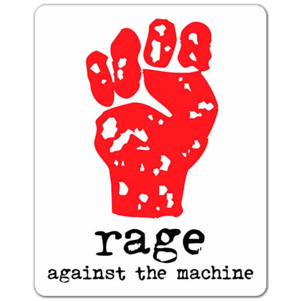 Car & Motorbike Stickers: Rage Against the Machine