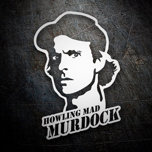 Car & Motorbike Stickers: A-Team Murdock