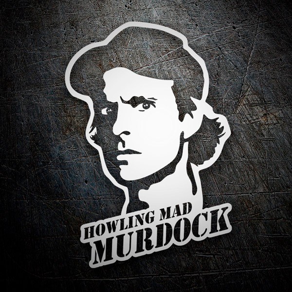 Car & Motorbike Stickers: The A-Team Murdock