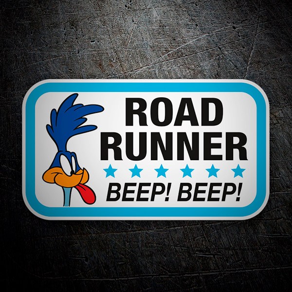 Car & Motorbike Stickers: Road Runner, Beep Beep! 1