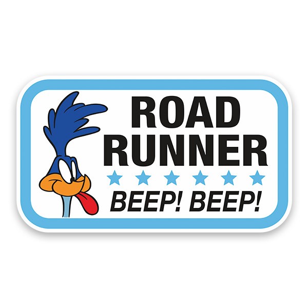 Car & Motorbike Stickers: Road Runner, Beep Beep!