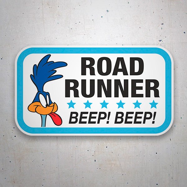 Car & Motorbike Stickers: Road Runner, Beep Beep!