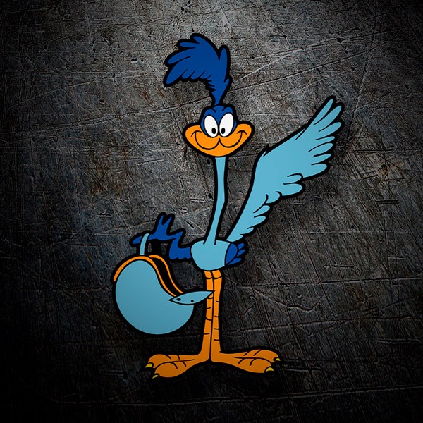 Car & Motorbike Stickers: Roadrunner mit Helm