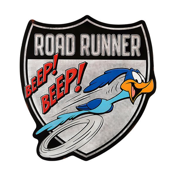 Car & Motorbike Stickers: Road Runner Shield