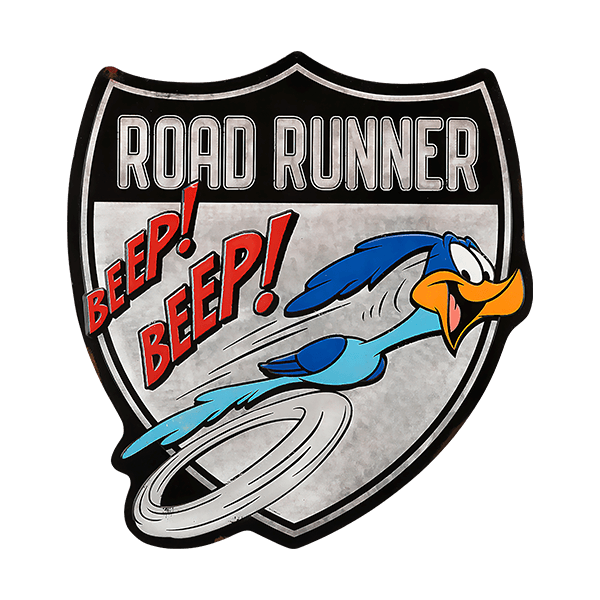 Car & Motorbike Stickers: Road Runner Shield