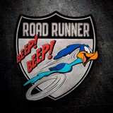 Car & Motorbike Stickers: Road Runner Shield 3