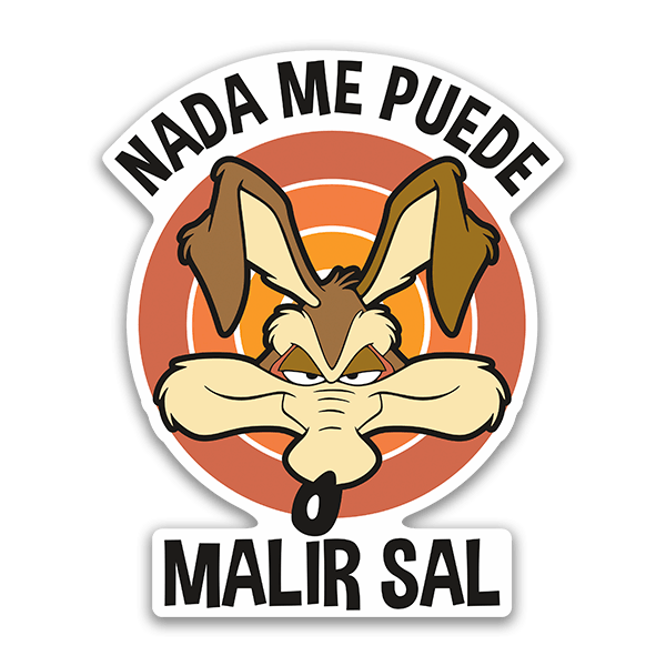 Car & Motorbike Stickers: Wile E. Coyote, Nothing Can Go Wrong For Me
